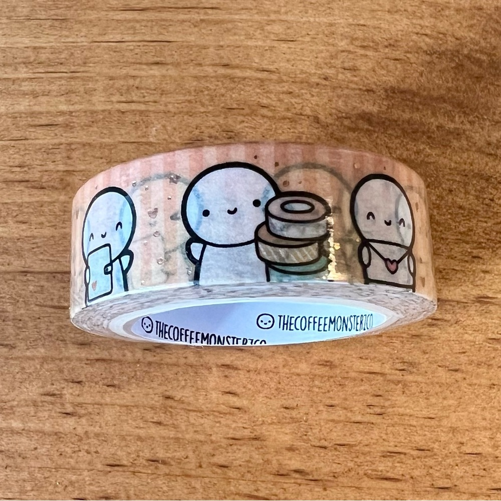 TCMC TheCoffeeMonsterzCo planning time 4.0 washi tape